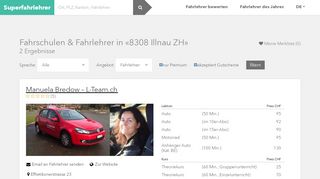 
                            11. Fahrschulen & Fahrlehrer in «8308 Illnau ZH» → Jetzt Preise und ...