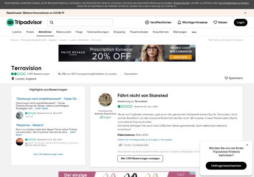 
                            8. Fährt nicht von Stansted - Terravision, London Reisebewertungen ...
