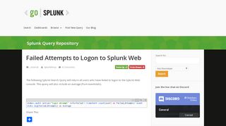 
                            6. Failed Attempts to Logon to Splunk Web - - GoSplunk