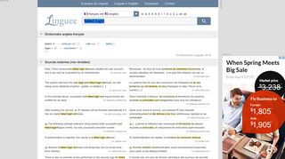 
                            2. failed login - Traduction française – Linguee