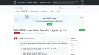 
                            5. failed SSH connection to box after `vagrant up` · Issue #46 · roots ...