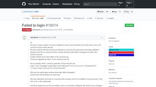 
                            7. Failed to login · Issue #18014 · owncloud/core · GitHub