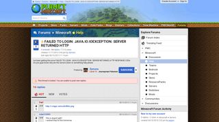 
                            4. FAILED TO LOGIN: JAVA.IO.IOEXCEPTION: SERVER RETURNED HTTP ...