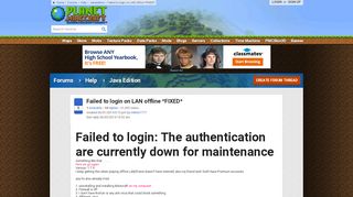 
                            9. Failed to login on LAN offline *FIXED - Planet Minecraft