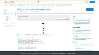 
                            12. failed to open postfixadmin login page - Stack Overflow