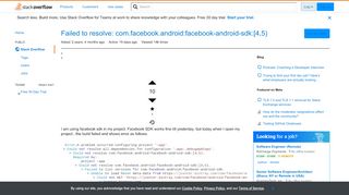 
                            7. Failed to resolve: com.facebook.android:facebook-android-sdk:[4,5 ...