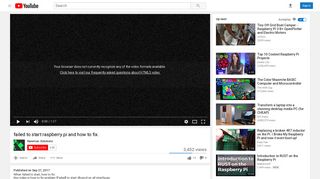 
                            8. failed to start raspberry pi and how to fix. - YouTube