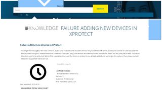 
                            13. Failure adding new devices in XProtect - the milestone developer forum