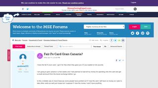 
                            5. Fair Fx Card Gran Canaria? - MoneySavingExpert.com Forums