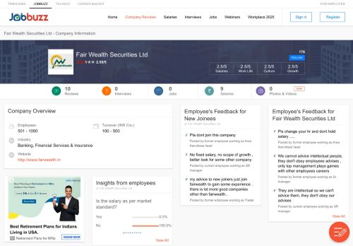 
                            12. Fair Wealth Securities Ltd - Company Overview | Jobbuzz