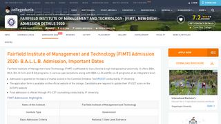 
                            11. Fairfield Institute of Management and Technology (FIMT) Admission ...