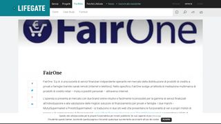 
                            10. FairOne | LifeGate