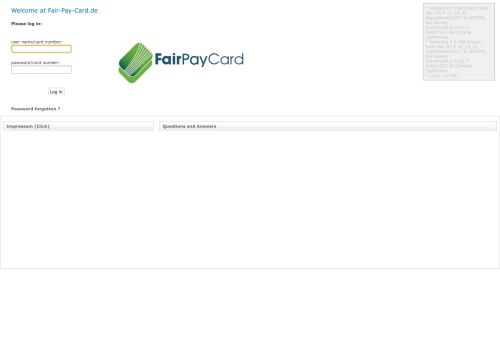 
                            9. Fairpay Portal: Bitte einloggen