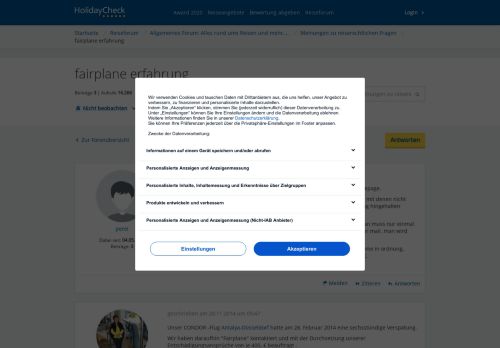 
                            6. fairplane erfahrung | Meinungen zu reiserechtlichen Fragen.. Forum ...