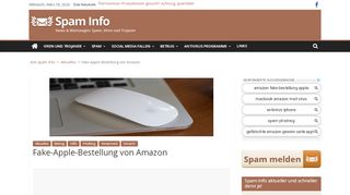
                            9. Fake-Apple-Bestellung von Amazon - Anti-Spam Info