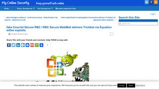 
                            5. fake Courriel Sécure RBC / RBC Secure WebMail delivers Trickbot via ...