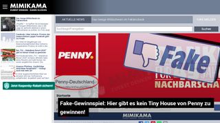 
                            7. Fake-Gewinnspiel: Hier gibt es kein Tiny House von Penny zu ...