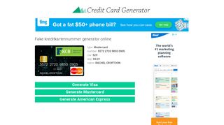 
                            1. Fake kreditkartennummer generator online Online credit card generator