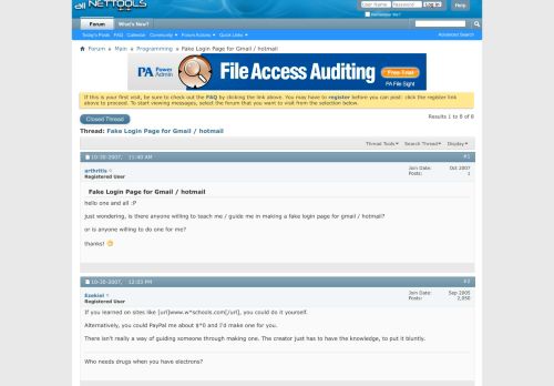 
                            3. Fake Login Page for Gmail / hotmail - All Net Tools