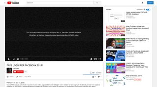 
                            1. FAKE LOGIN PER FACEBOOK 2018! - YouTube