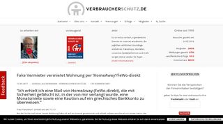 
                            11. Fake Vermieter vermietet Wohnung per 'HomeAway'/FeWo-direkt ...