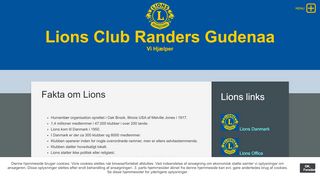 
                            10. Fakta - Lions Club Randers Gudenaa