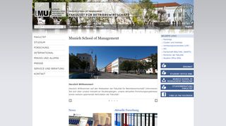 
                            8. Fakultät für Betriebswirtschaft - LMU München