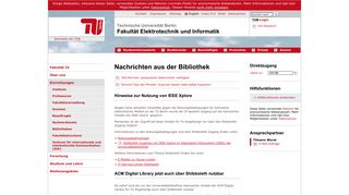 
                            4. Fakultät IV Elektrotechnik und Informatik: News - TU Berlin