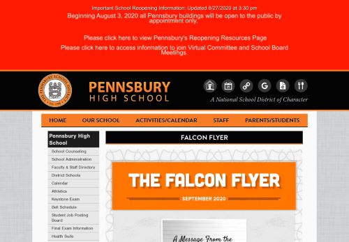 
                            12. Falcon Flyer - Pennsbury School District