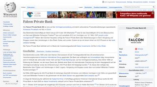 
                            7. Falcon Private Bank – Wikipedia