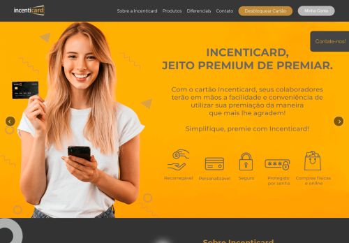 
                            1. Fale com a Incenticard - Desbloqueio Incenticard