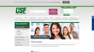 
                            4. Fale Conosco | USF - Universidade São Francisco