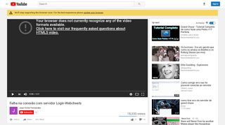 
                            2. Falha na conexão com servidor Login-Webcheats - YouTube