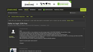 
                            11. Falha no login ZON free | ZWAME Fórum
