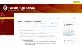 
                            4. Falkirk High School - Parents Evening Booking
