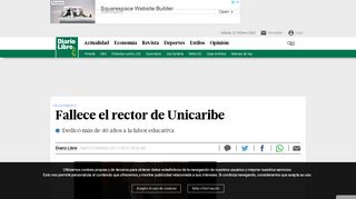 
                            13. Fallece el rector de Unicaribe - Diario Libre