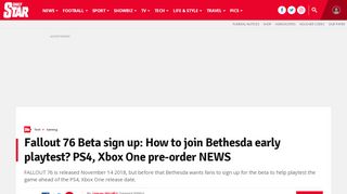 
                            7. Fallout 76 Beta sign up: How to join Bethesda early ...