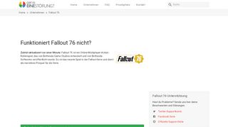 
                            5. Fallout 76 funktioniert nicht? Aktueller Status, Probleme und Ausfälle ...