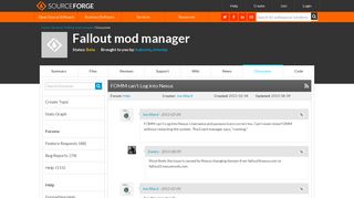 
                            3. Fallout mod manager / Discussion / Help:FOMM can't Log into Nexus ...
