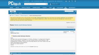 
                            8. falsche email-Adresse löschen - PCtipp.ch