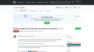 
                            6. False positive for remote command execution · Issue #3037 · zaproxy ...