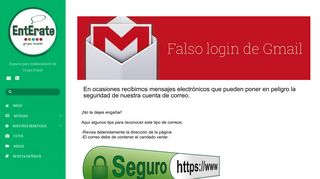 
                            11. Falso Login de Gmail – ¡EntÉrate!
