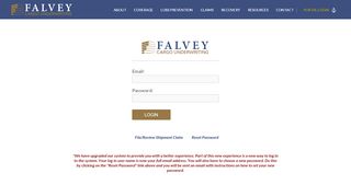 
                            3. Falvey Cargo: Login