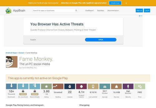 
                            13. Fame Monkey. - Android app on AppBrain - AppBrain.com