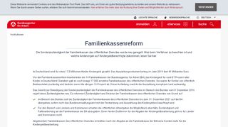 
                            2. Familienkassenreform - Bundesagentur für Arbeit