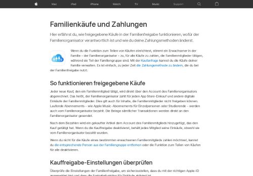 
                            9. Familienkäufe und Zahlungen - Apple Support