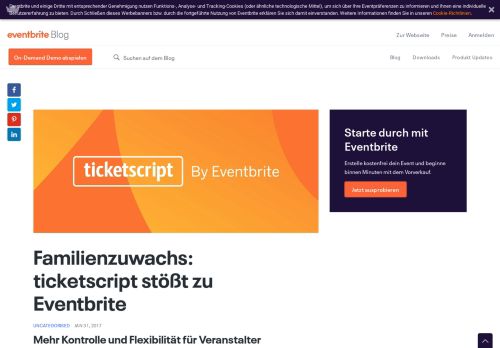 
                            2. Familienzuwachs: ticketscript stößt zu Eventbrite - Eventbrite ...