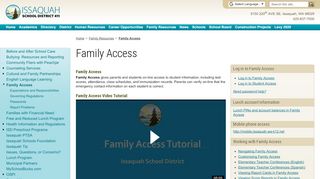 
                            10. Family Access - Issaquah School District