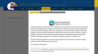 
                            6. Family Connections / Naviance Family Connections