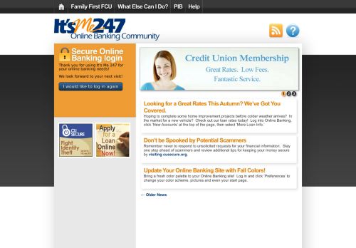 
                            5. Family First FCU - Online Banking Community